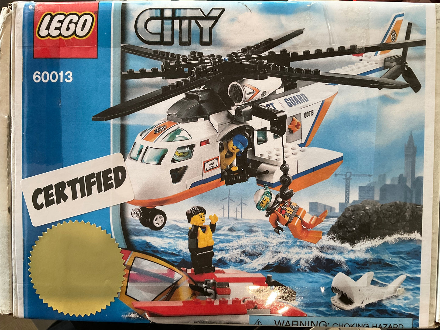 LEGO 60013 Coast Guard Helicopter - Certified
