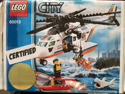 LEGO 60013 Coast Guard Helicopter - Certified