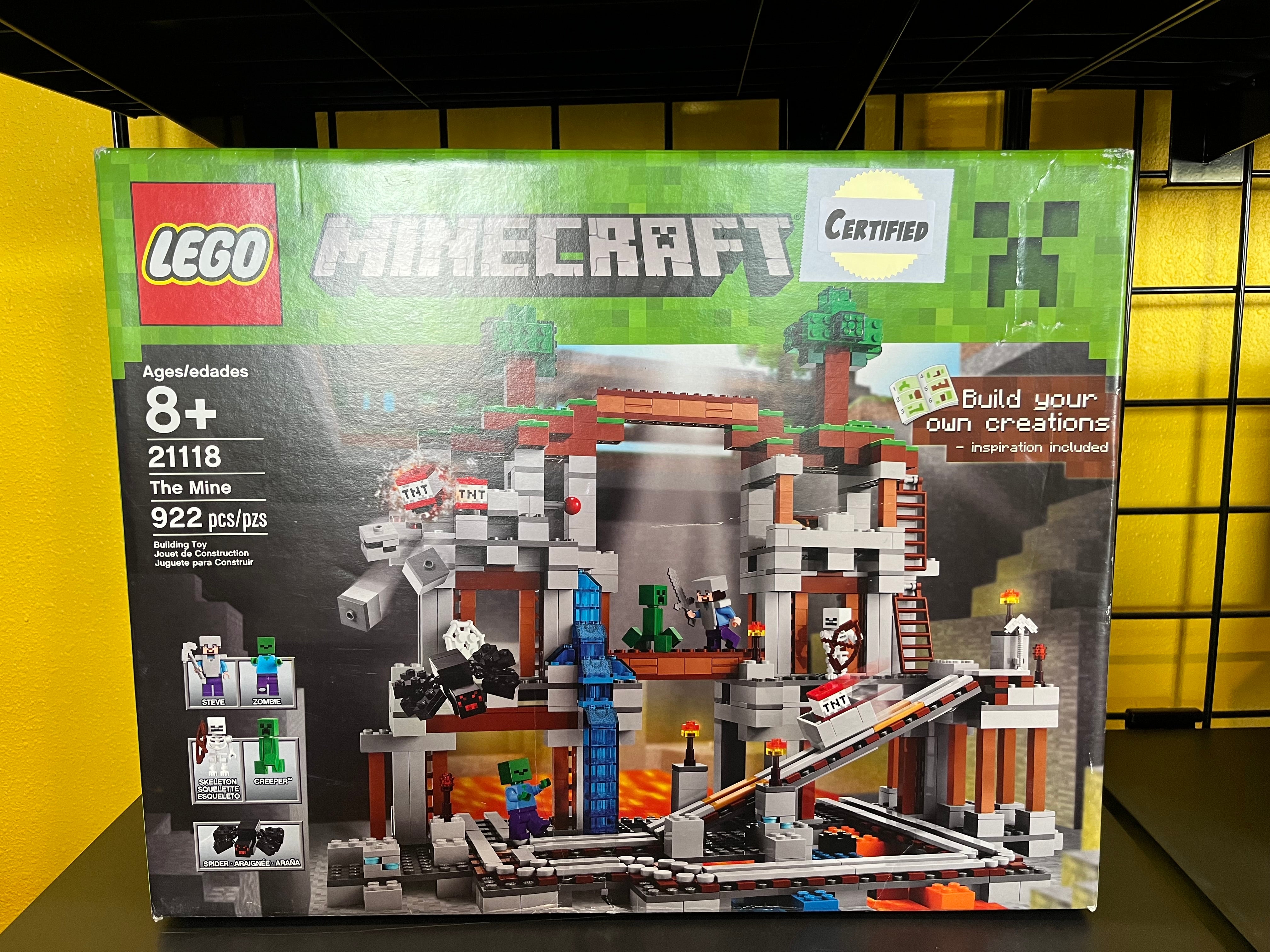 LEGO 21118 Minecraft The Mine - Certified – bricksandminfigsmetroeast