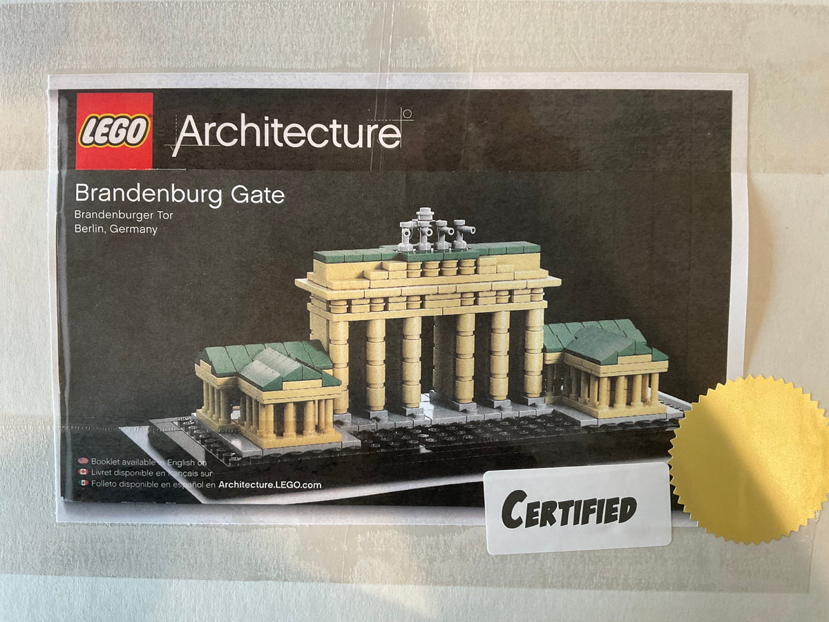 21011 LEGO Architecture Brandenburg Gate- Certified