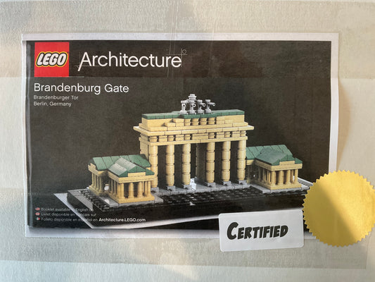 21011 LEGO Architecture Brandenburg Gate- Certified