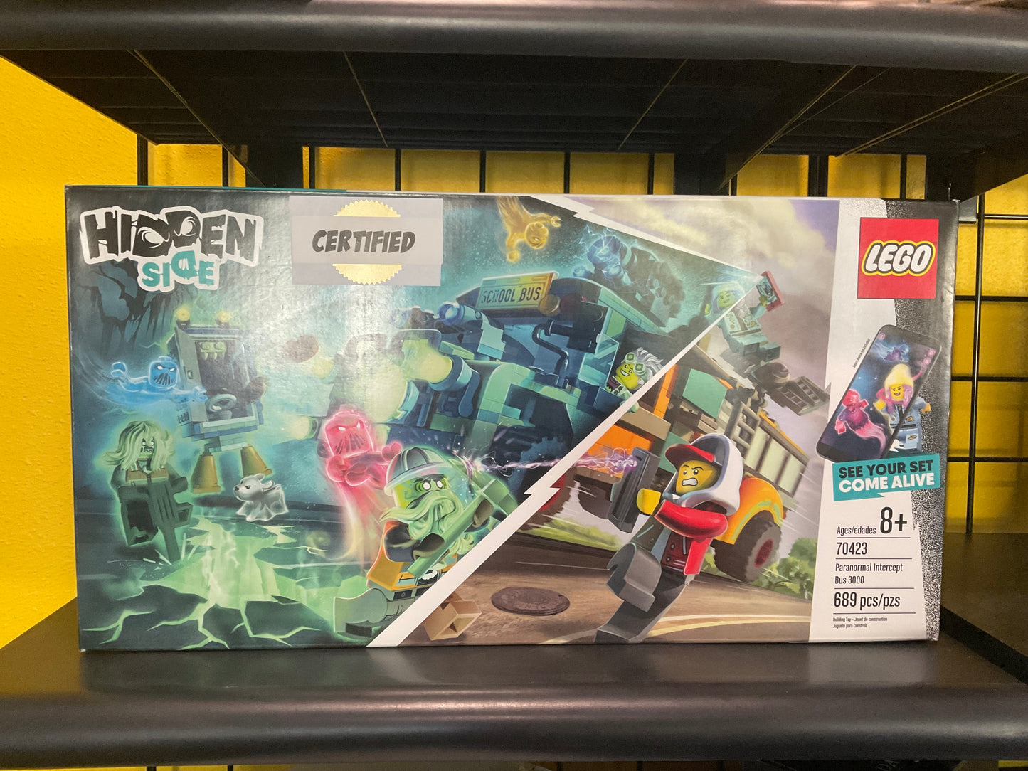 LEGO 70423 Hidden Side Paranormal Intercept Bus 3000 - Certified