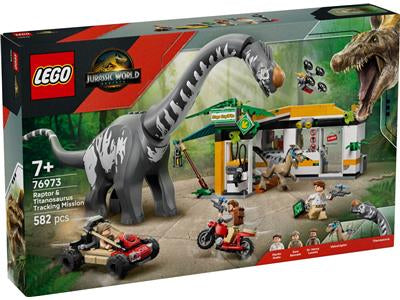 LEGO 76973 Raptor and Titanosaurus Tracking Mission - Retired