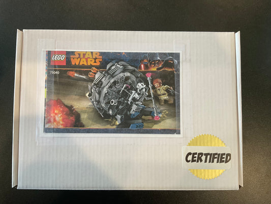 LEGO 75040 General Grievous' Wheel Bike - Certified