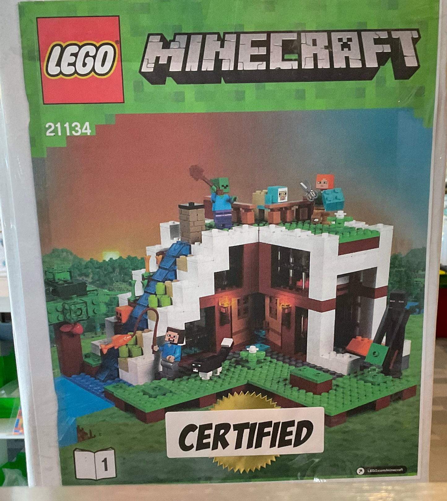 LEGO 21134 The Waterfall Base - Certified