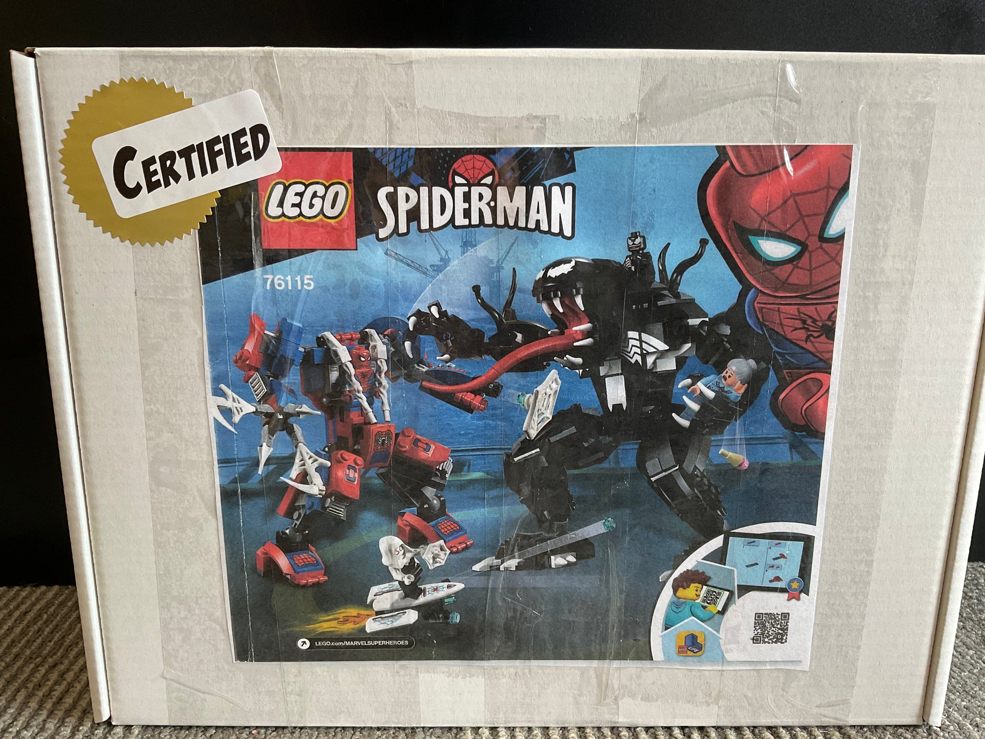LEGO 76115 Spider-Mech vs Venom Certified