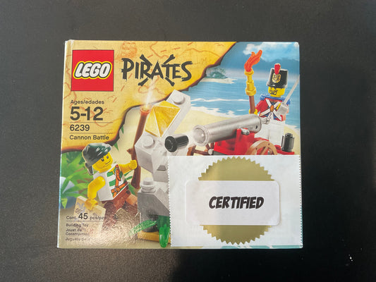 Lego Pirates Cannon Battle 6239 - Certified