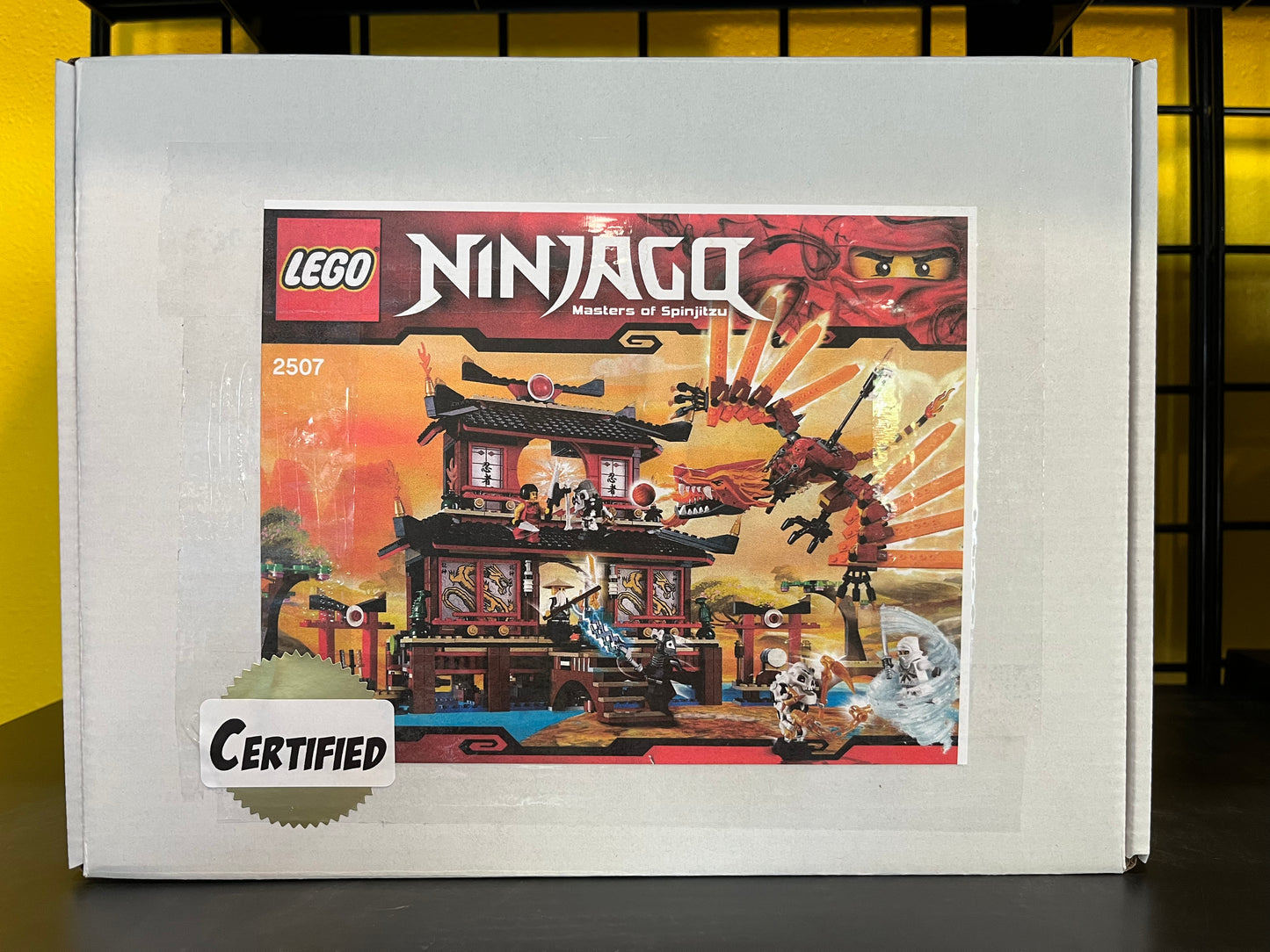 2507 LEGO Ninjago Fire Temple - Certified