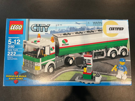 3180 LEGO City Tank Truck- Certified