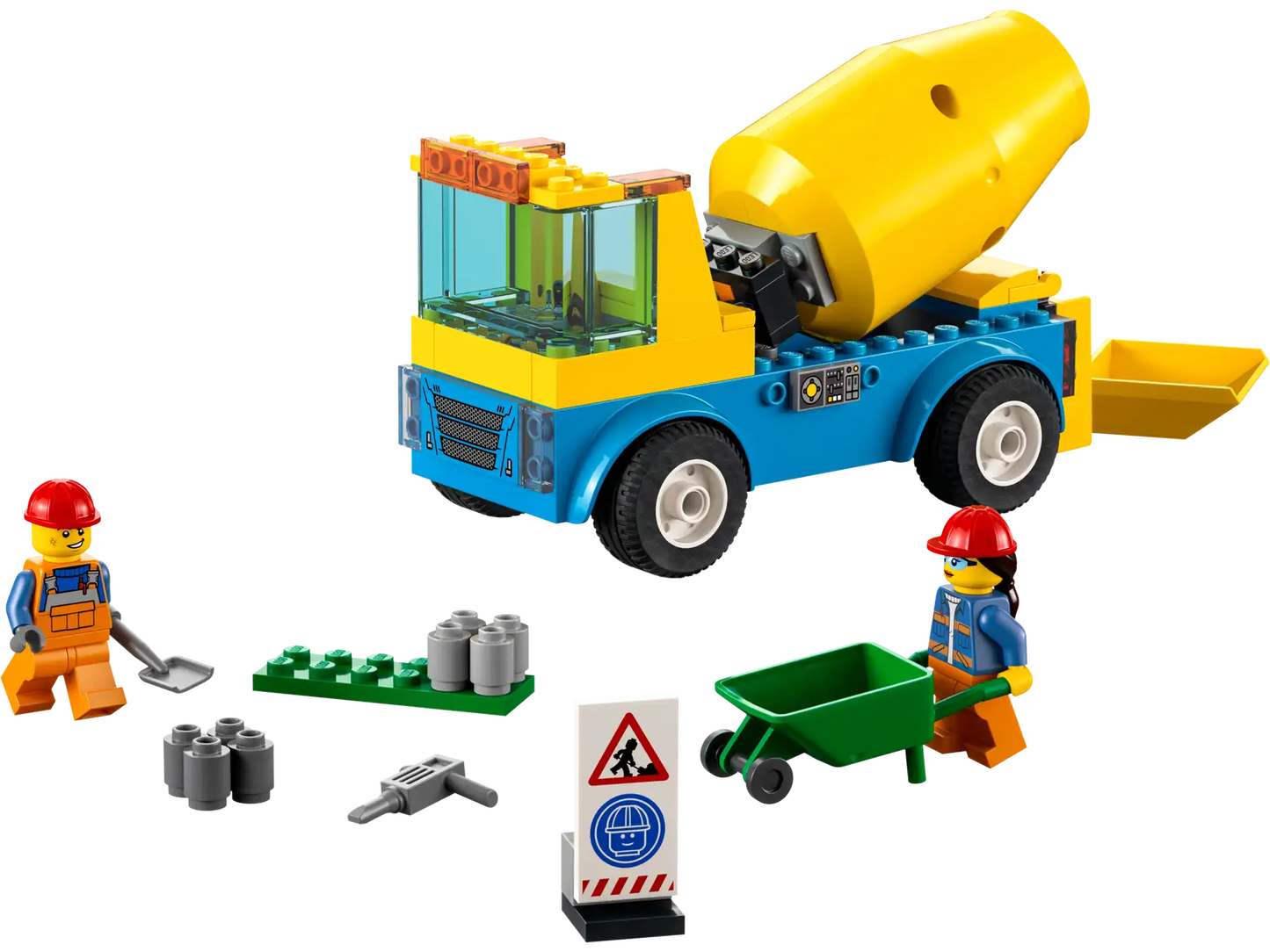 LEGO 60325 LEGO Cement Mixer Truck - Retired