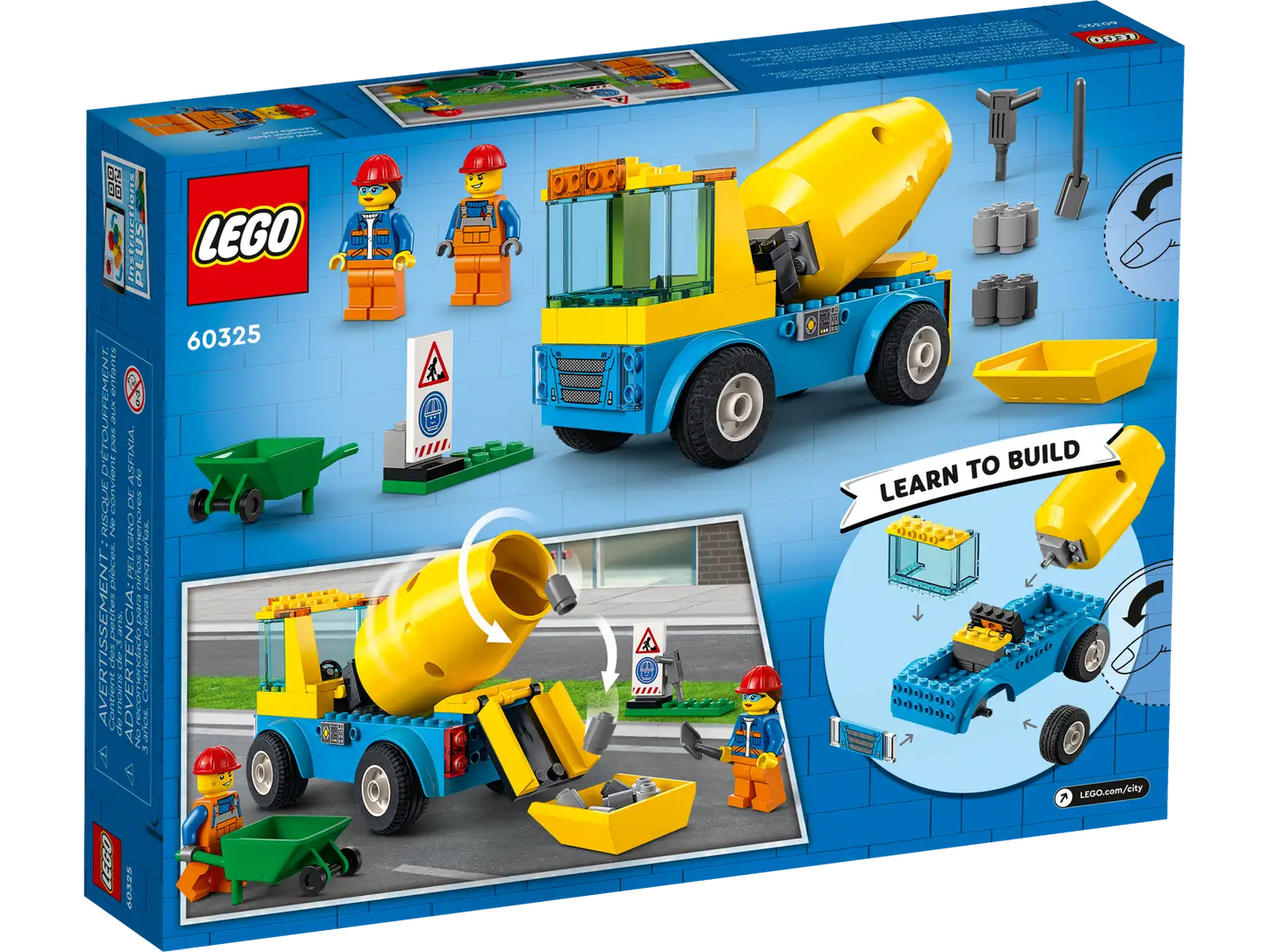 LEGO 60325 LEGO Cement Mixer Truck - Retired