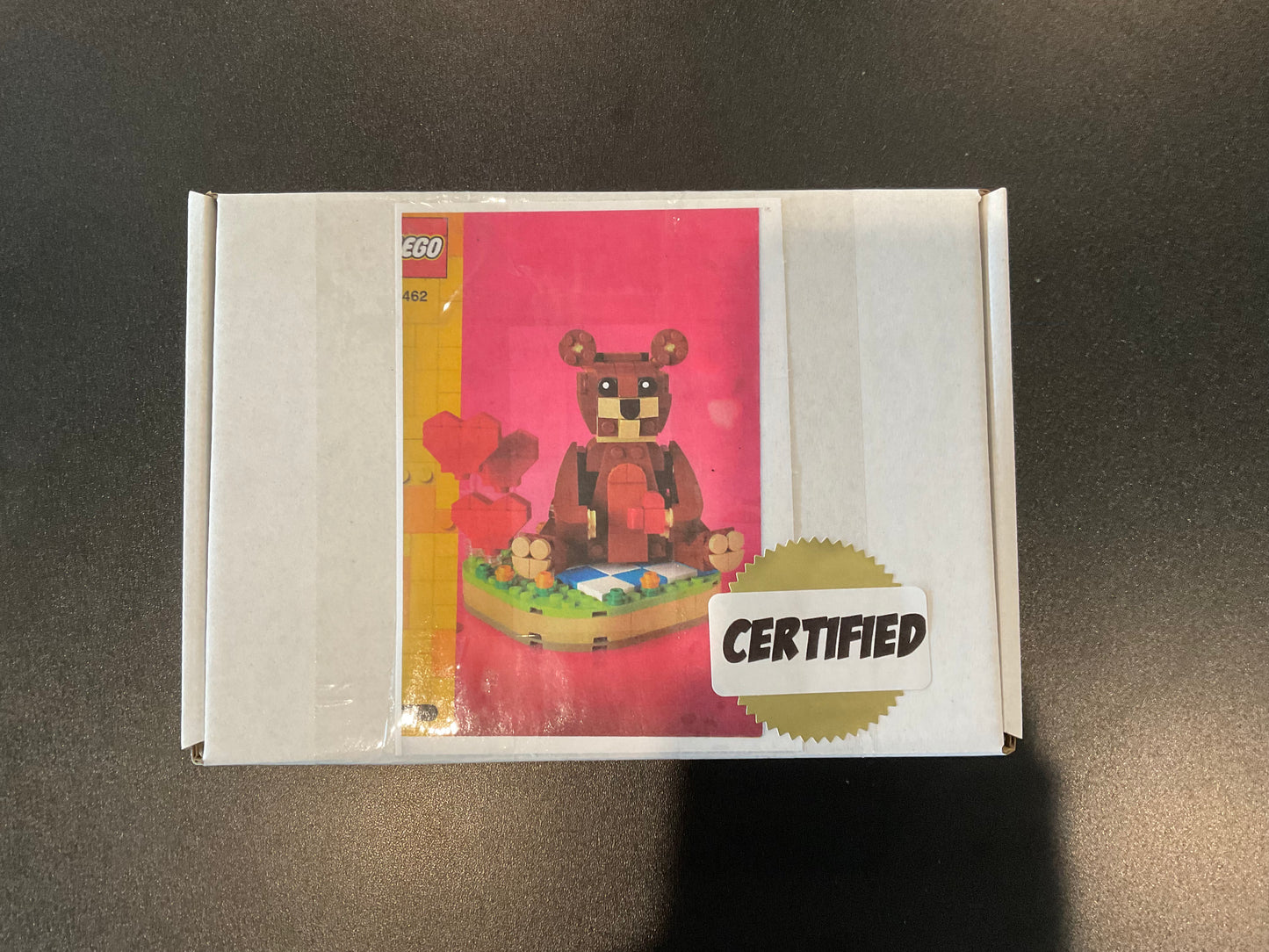 40462 LEGO Valentine's Day Valentine's Brown Bear - Certified
