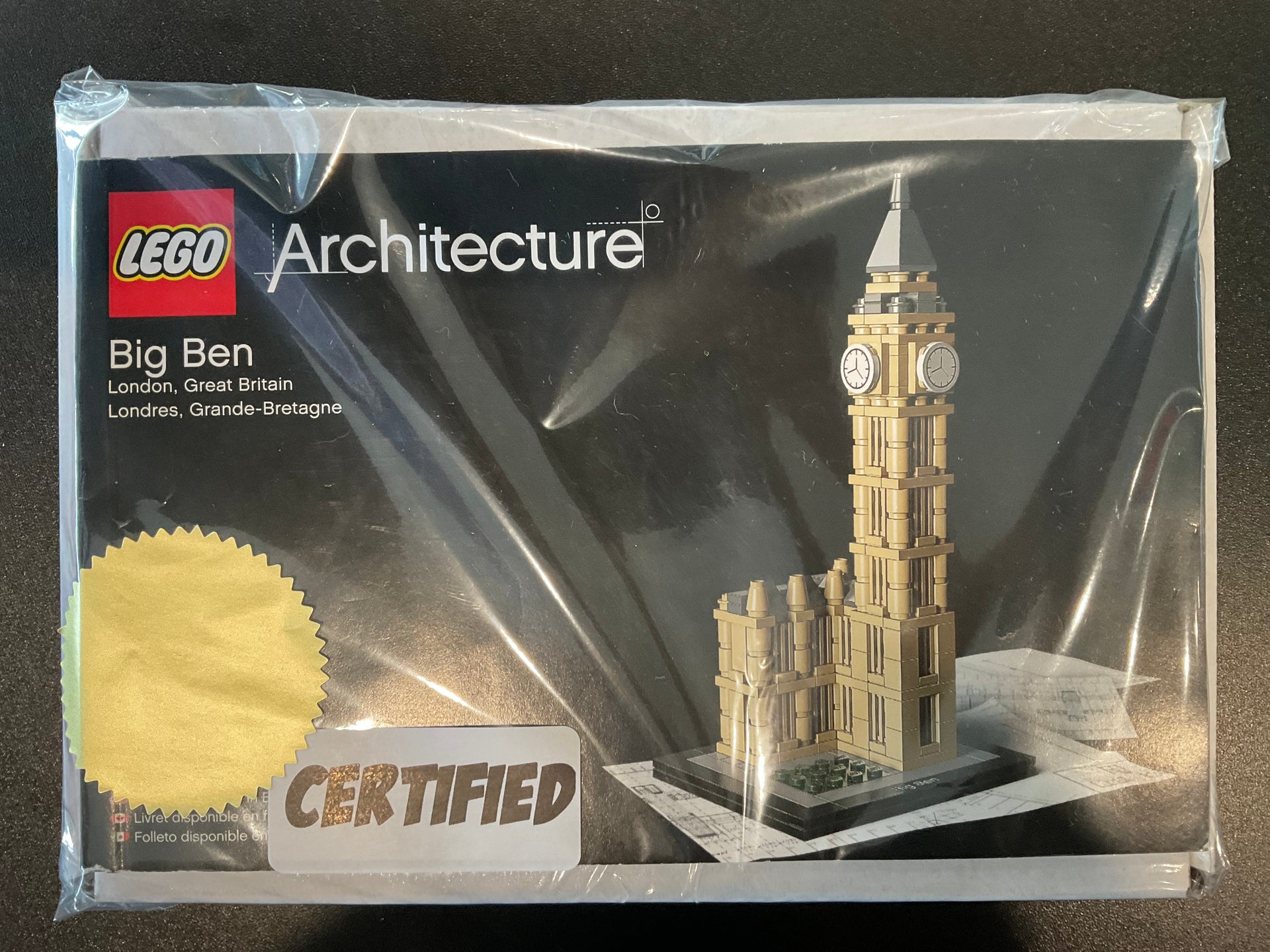 LEGO 21013 Big Ben - Certified – bricksandminfigsmetroeast