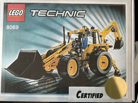 LEGO 8069 Backhoe Loader - Certified