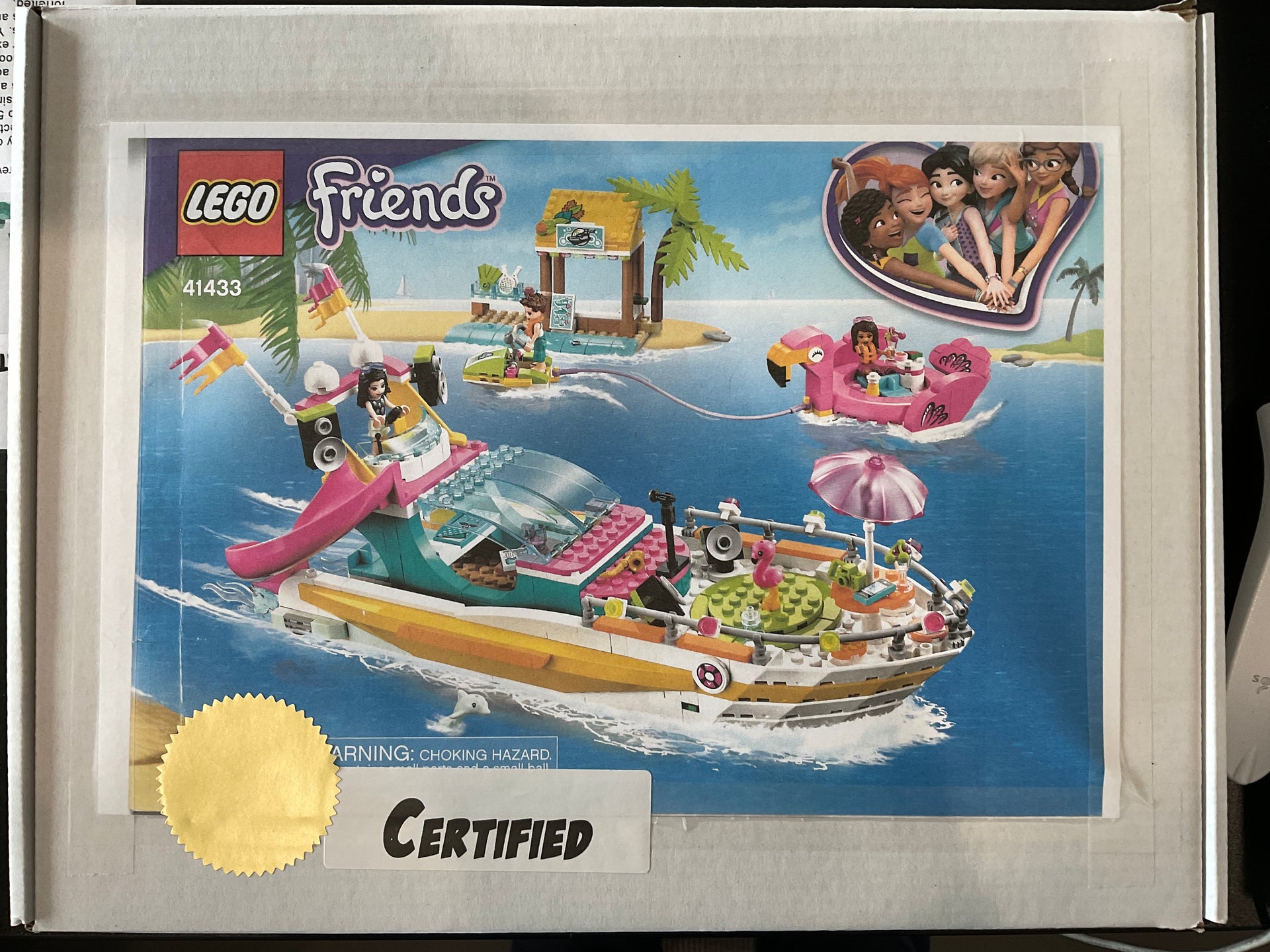 LEGO 41433 Party Boat Certified