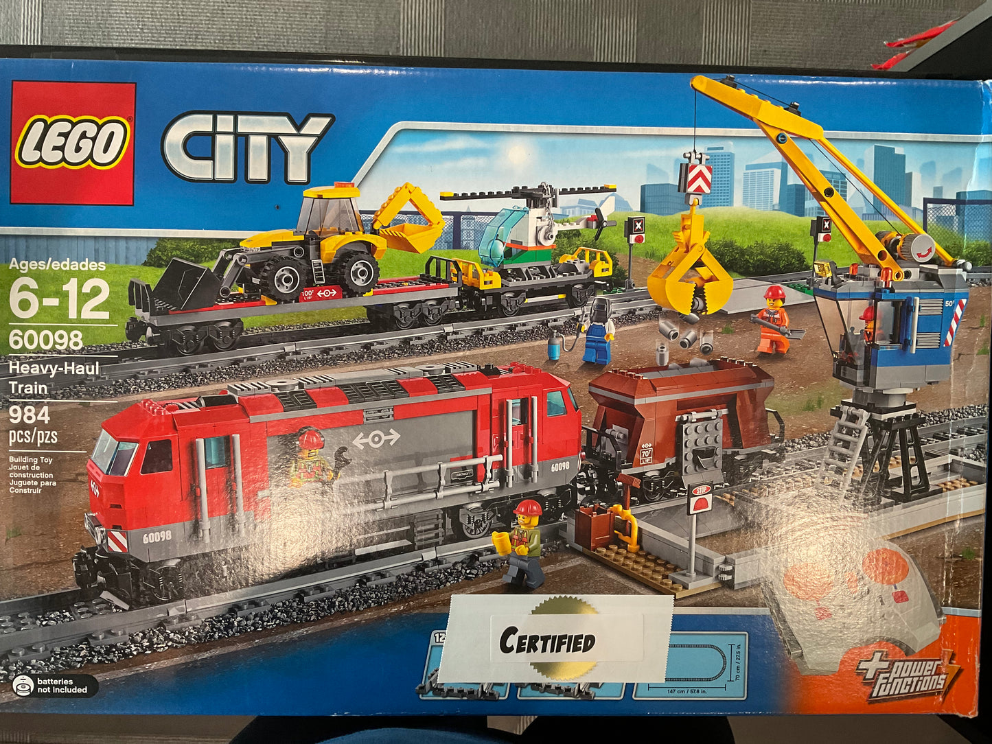 LEGO 60098 Heavy-Haul Train - Certified