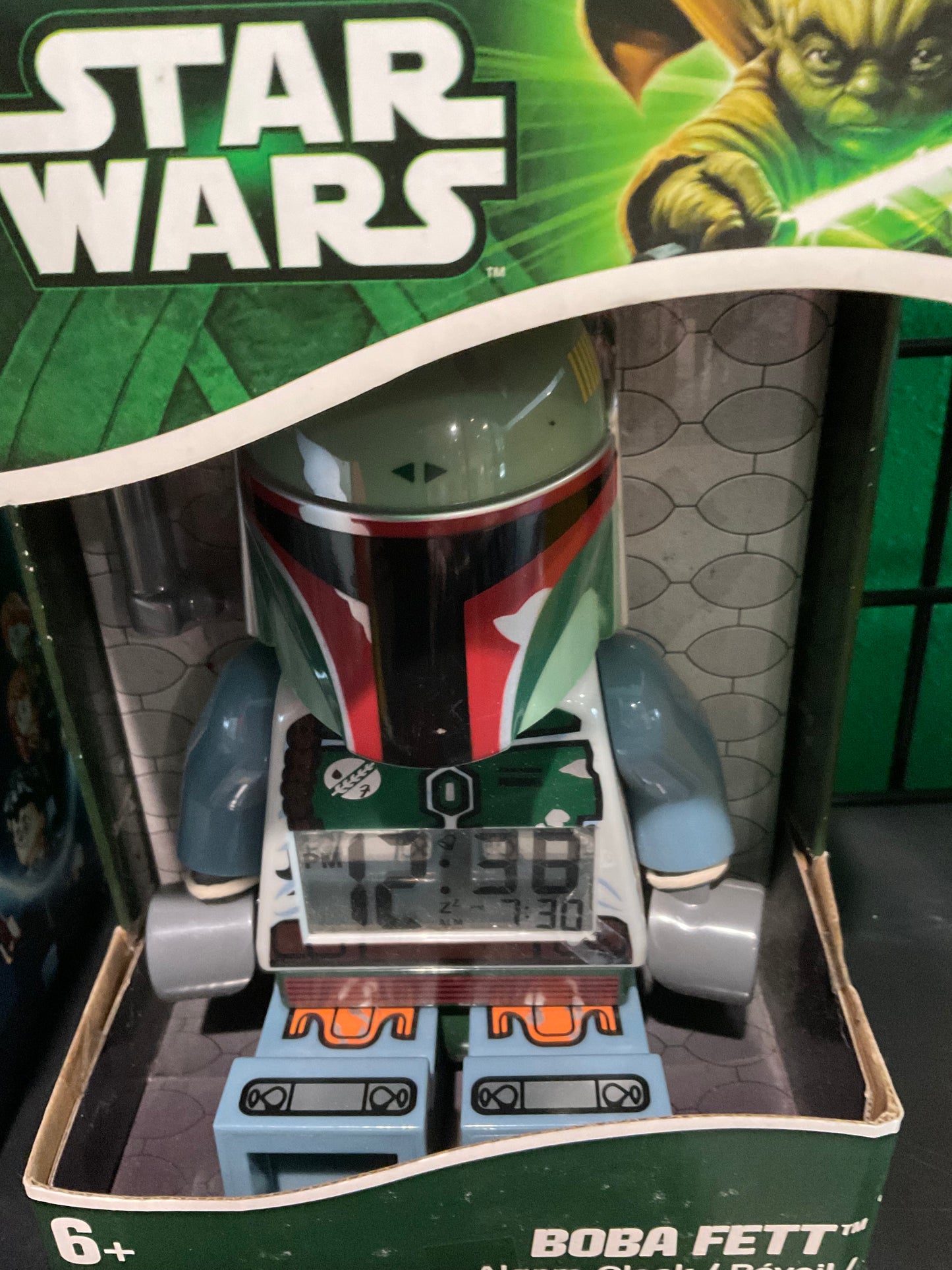 LEGO Boba Fett Minifigure Clock
