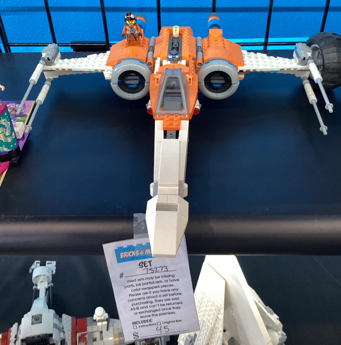 75273 Star Wars: Poe Dameron's X-Wing Fighter - [Pre-Owned]