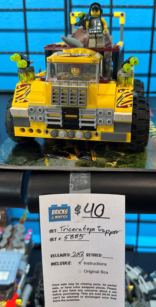 5885 Dino: Triceratops Trapper - [Pre-Owned]
