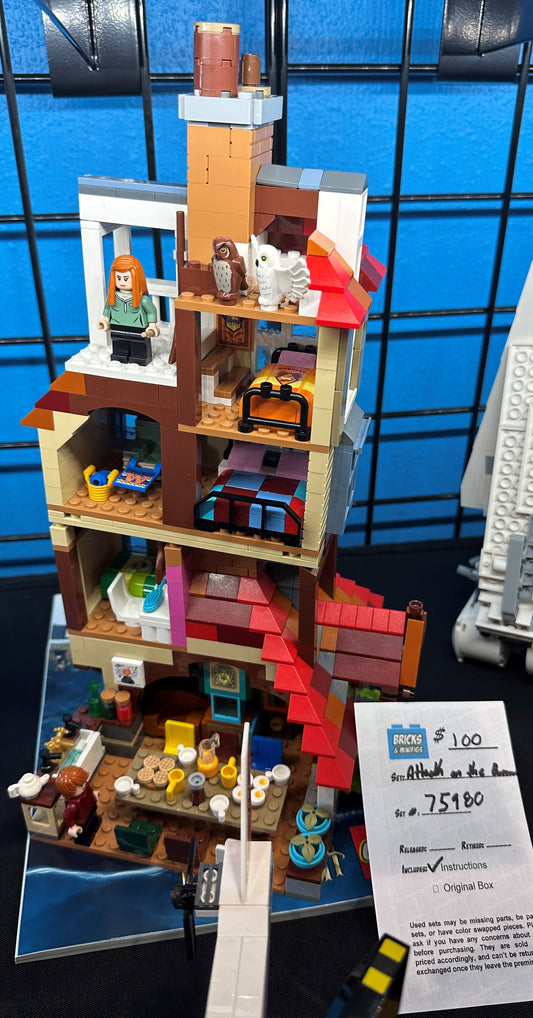 75980 Harry Potter: Attack on the Burrow - [Pre-Owned]
