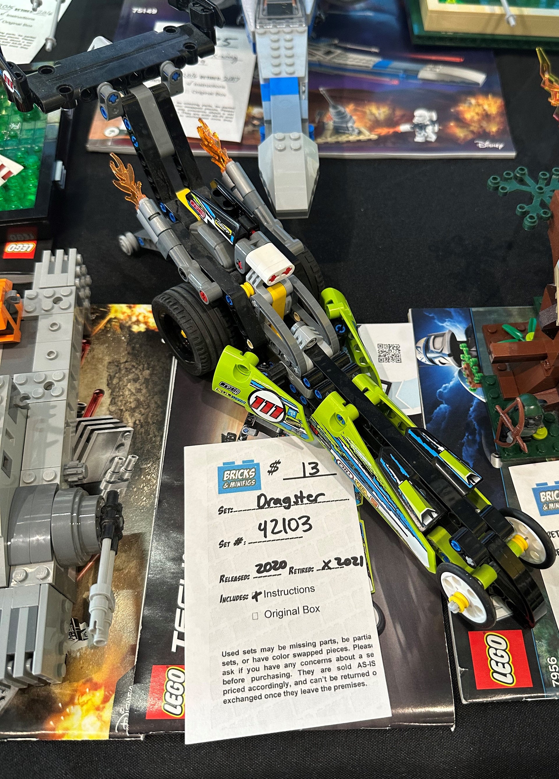 42103 Technic: Dragster [Pre-Owned] – bricksandminfigsmetroeast