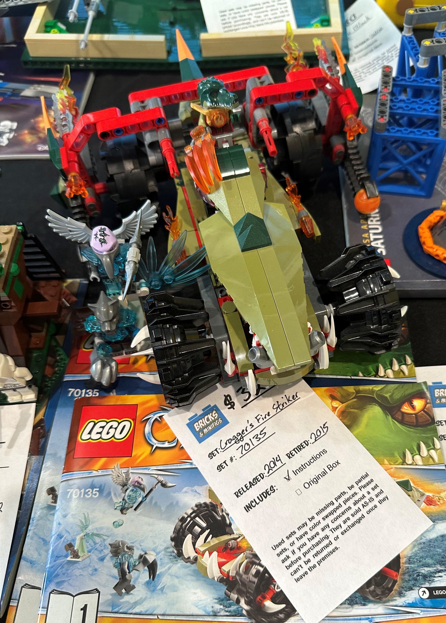70135 Chima: Craggers Fire Striker - [Pre-Owned]