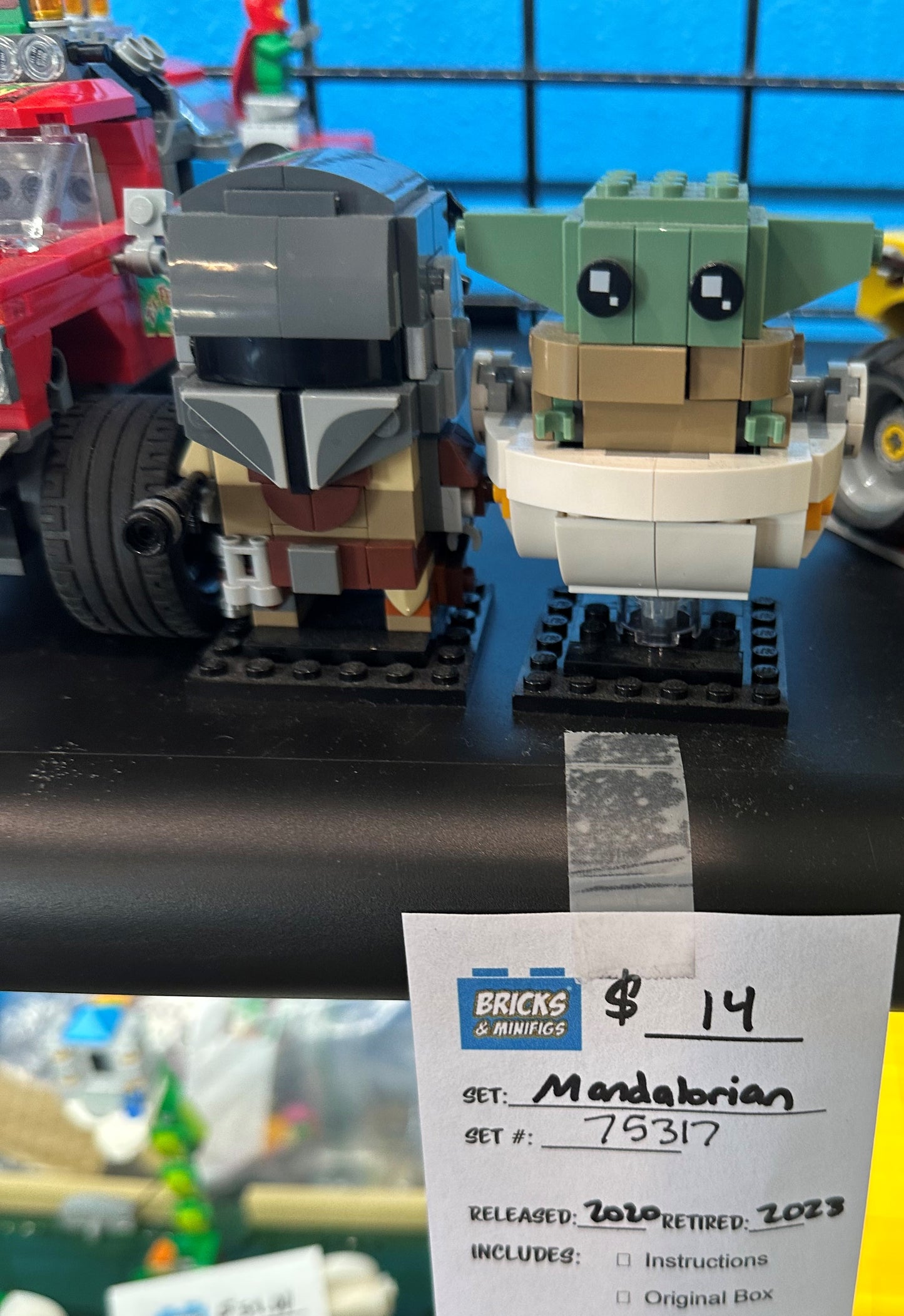 75317 BrickHeadz: Star Wars: Mandalorian & The Child - [Pre-Owned]